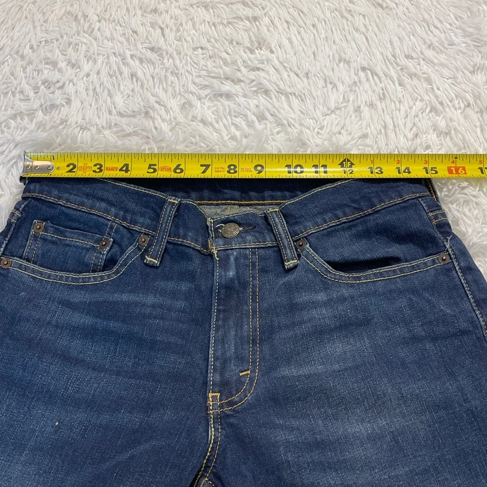 Levi's Men's Bootcut Jeans in Blue DENIM SIZE 30X 29. HAVE BEEN HEMMED TO 29